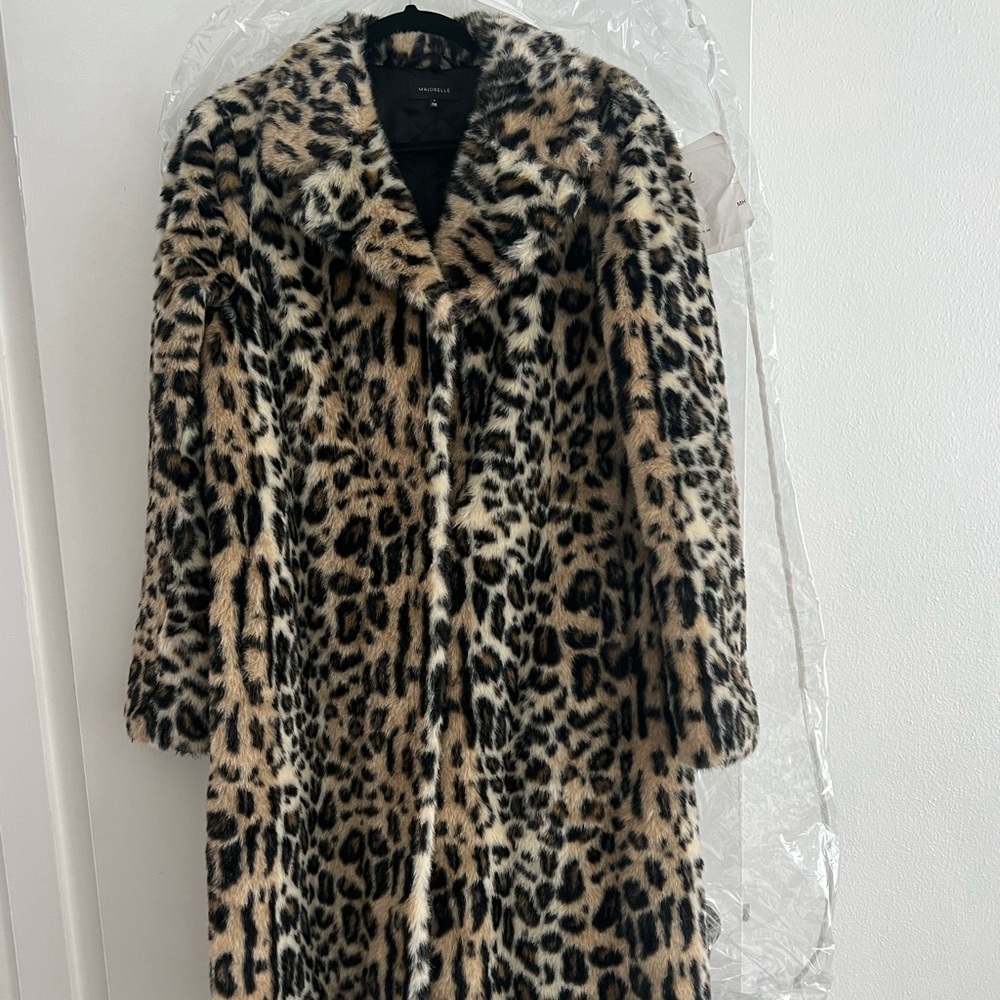 Majorelle Fifi Faux Fur Coat in Leopard